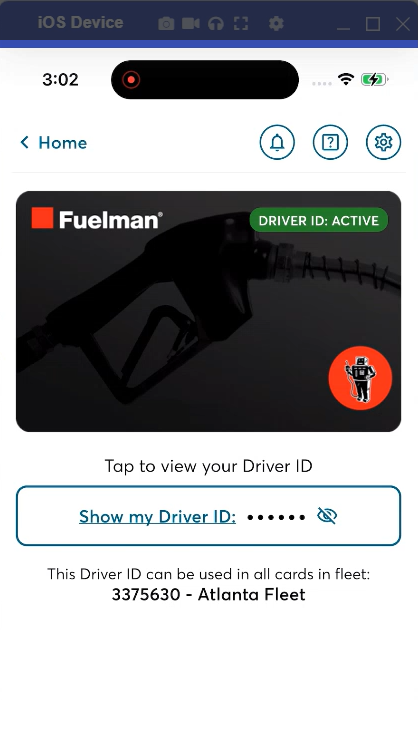 How to use your Driver Dashboard (card details + Driver ID)